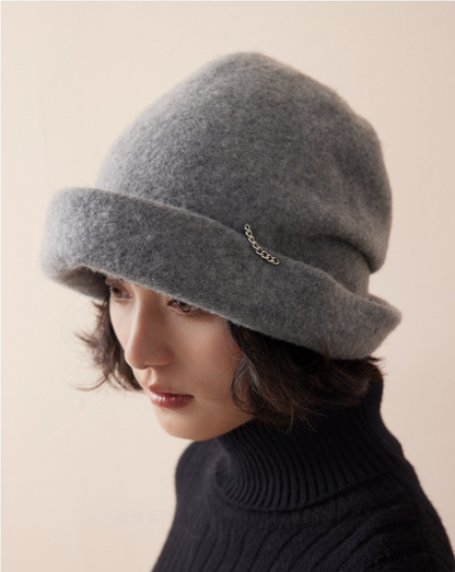 Cozy Fluffy Bucket Hat - 100% Wool Fuzzy Bucket Hat - OESLO