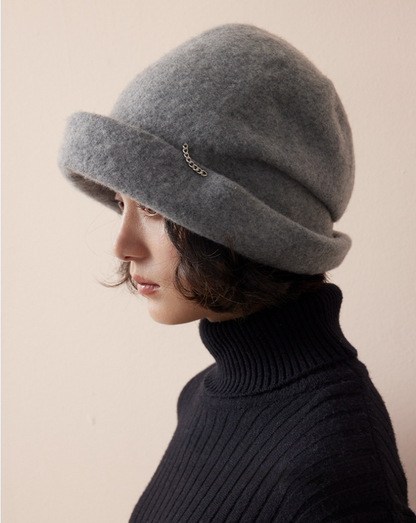 Cozy Fluffy Bucket Hat - 100% Wool Fuzzy Bucket Hat - OESLO