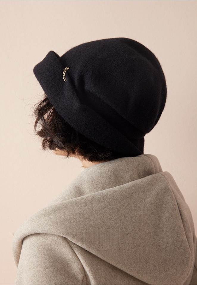 Cozy Fluffy Bucket Hat - 100% Wool Fuzzy Bucket Hat - OESLO