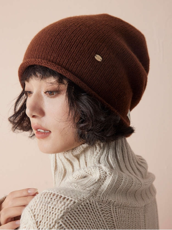 Cozy Knitted Hat  - 100% Wool Knit Hat | Multiple Colors - OESLO