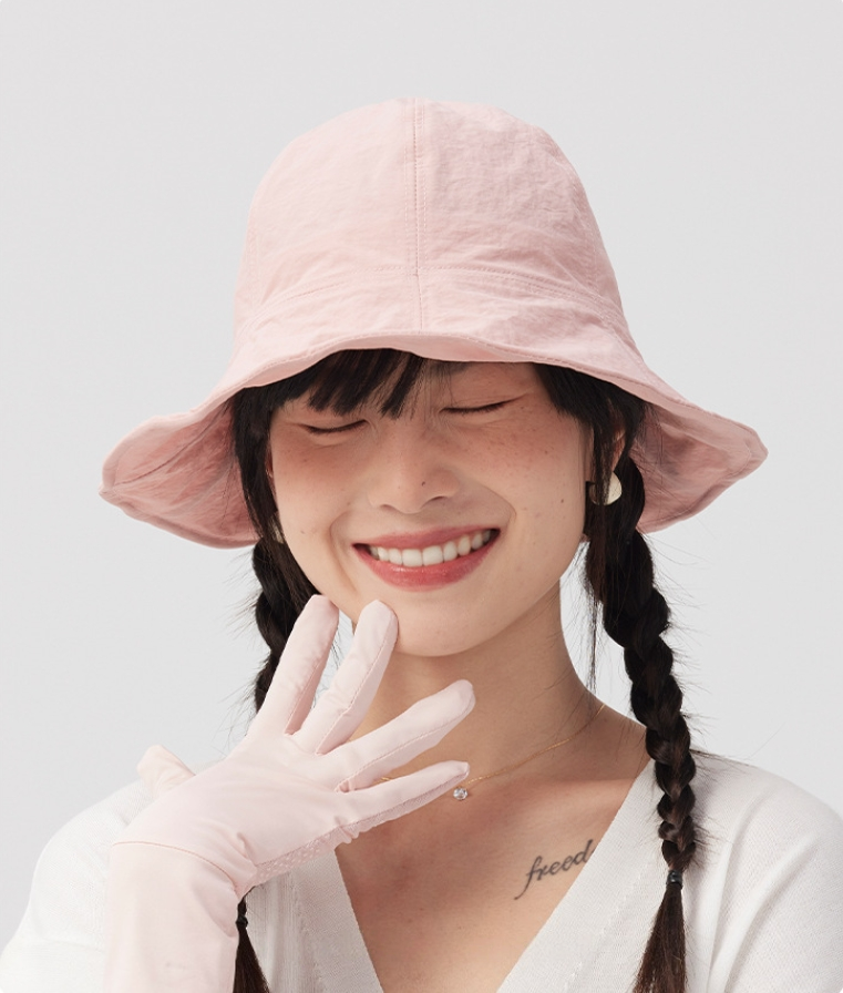 Cute Bucket Hat –Lightweight Breathable UV Protection - AOA Fashion Accessories