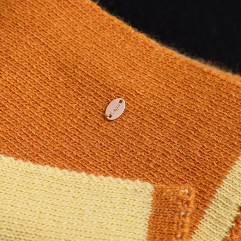 Modern Two-Tone Knitted Scarf for Women & Men | Multiple Colors