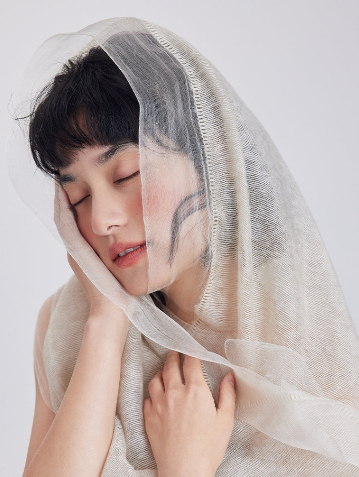 Embroidered Silk Scarf for Women – Lightweight Wrap - AOA Fashion Accessories