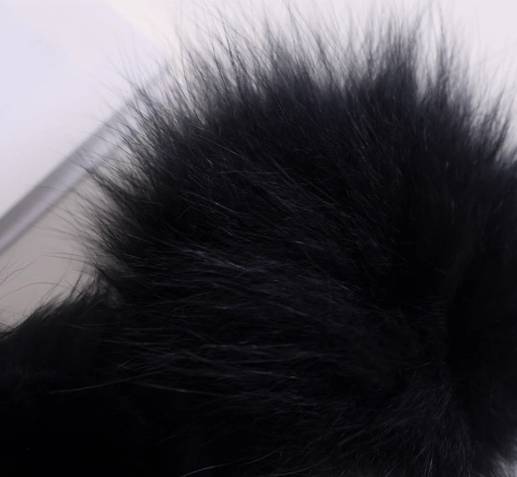 Reversible Fox & Rex Rabbit Fur Scarf | Multiple Colors OESLO