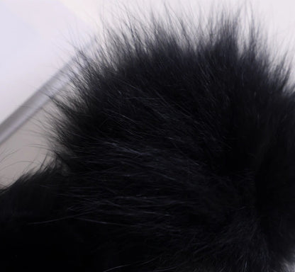 Reversible Fox & Rex Rabbit Fur Scarf | Multiple Colors OESLO