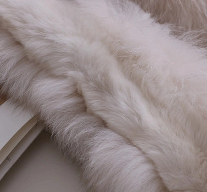 Reversible Fox & Rex Rabbit Fur Scarf | Multiple Colors OESLO