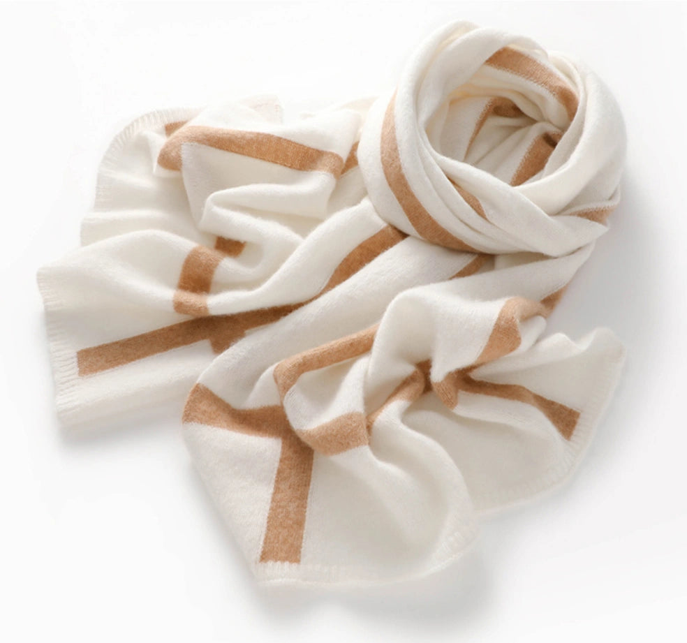 Cashmere Knit Scarf | Multiple Colors