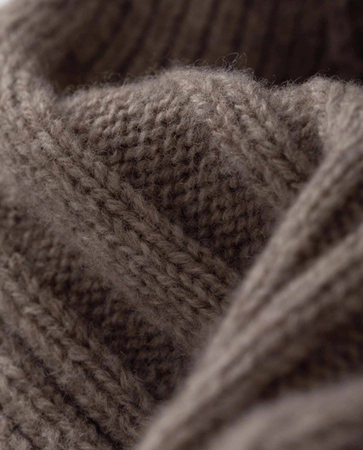 Wool Knit Hat — Elegant Striped Beret for Women | Multiple Colors