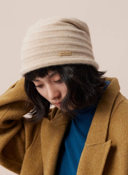 100% Cashmere Beanie Hat for Men & Women | Multiple Colors