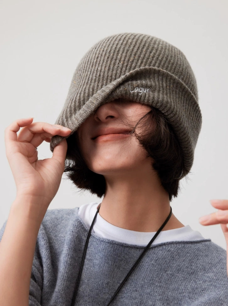 Merino Wool Beanie - Snow Mist Speckled Design | Multiple Colors