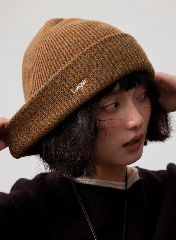 Merino Wool Beanie - Snow Mist Speckled Design | Multiple Colors