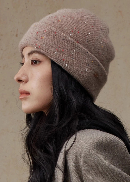 Multicolor Speckled Merino Wool Beanie | Multiple Colors