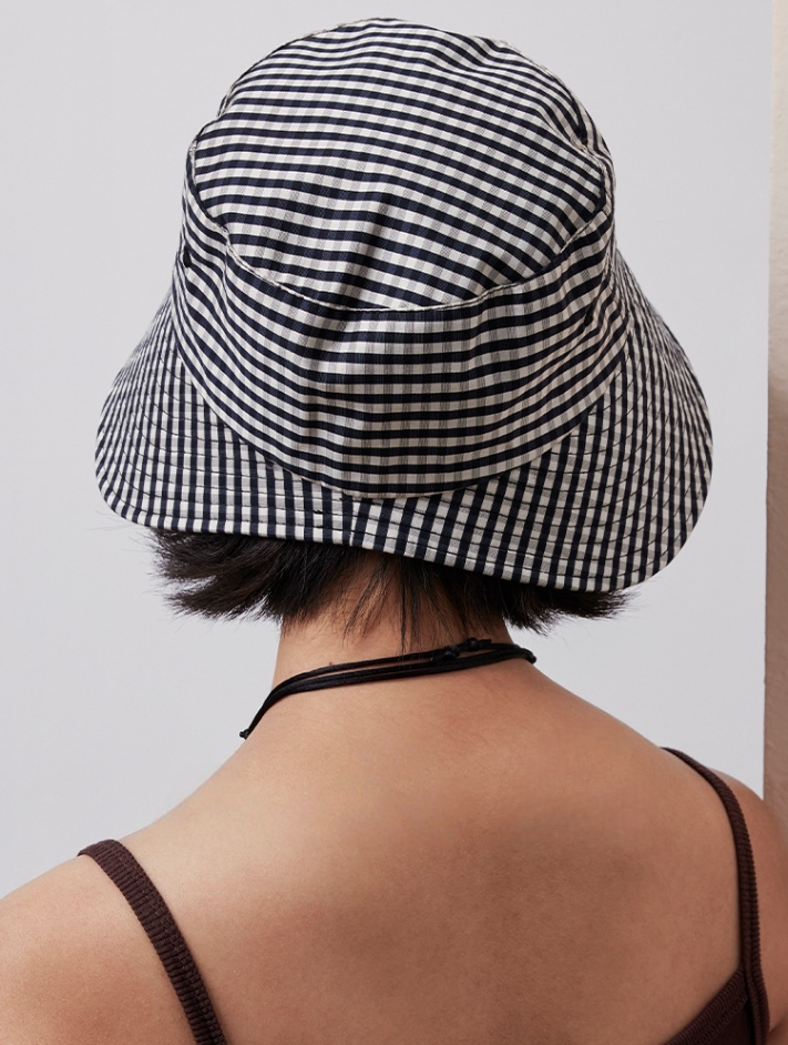Plaid Bucket Hat - Foldable Breathable Sun Hat - AOA Fashion Accessories