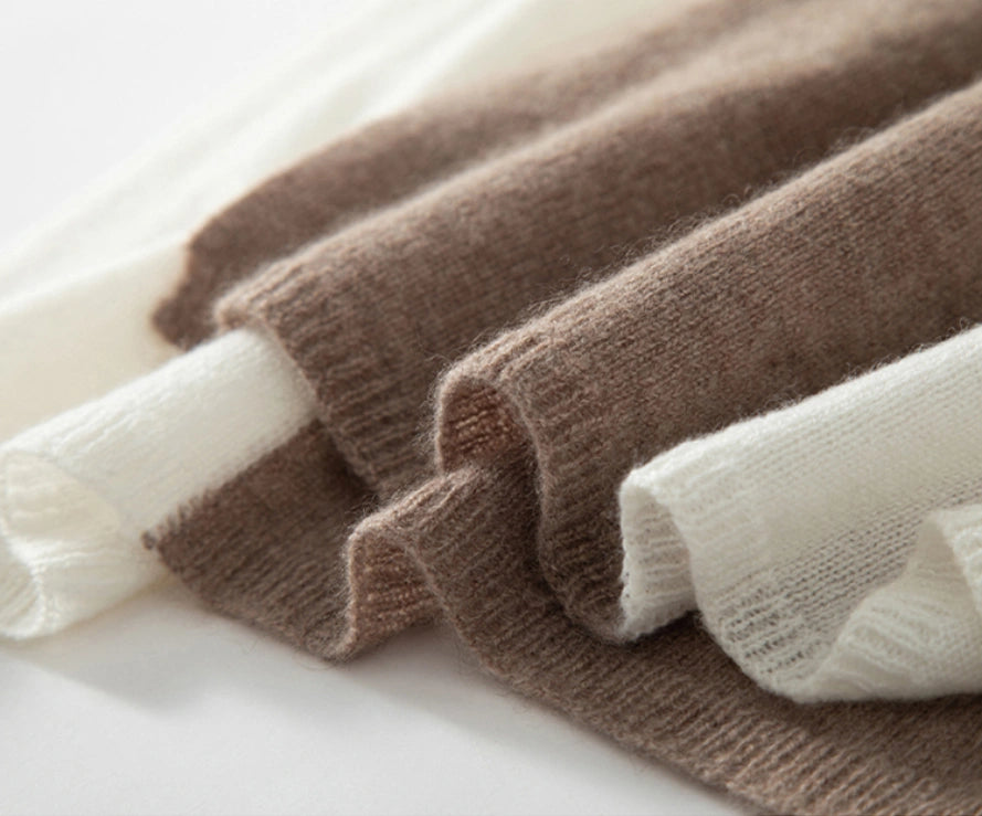 컬러블록 캐시미어 스카프 – 부드럽고 따뜻한 미니멀 스타일 | 다양한 색상