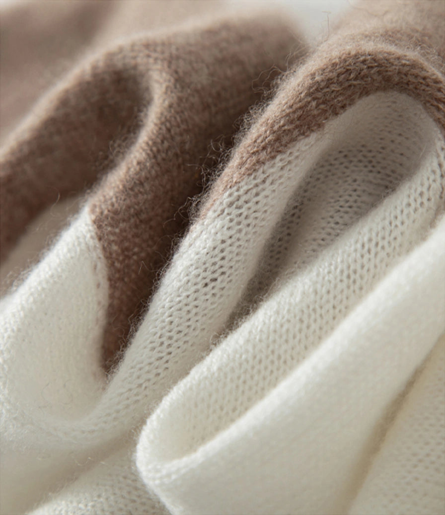 컬러블록 캐시미어 스카프 – 부드럽고 따뜻한 미니멀 스타일 | 다양한 색상