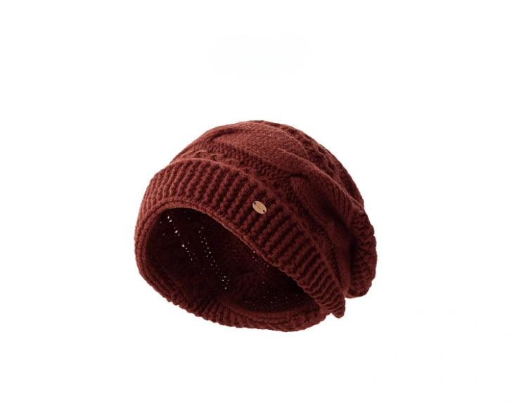 Wool Cable Knit Beanie – Timeless Vintage Warmth | Multiple Colors