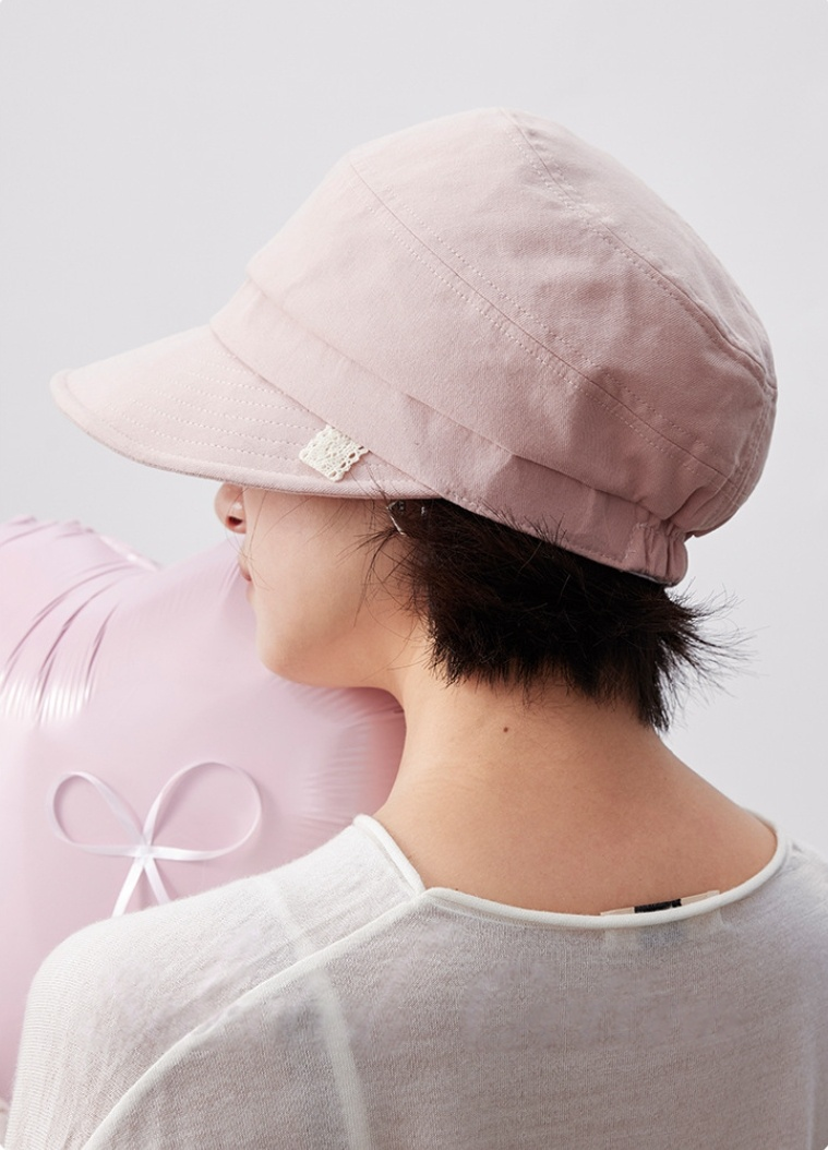 Simple Pure Cotton Baseball Cap - Sun Protection Hat - AOA Fashion Accessories