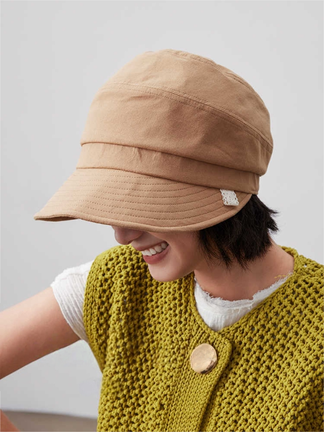 Simple Pure Cotton Baseball Cap - Sun Protection Hat - AOA Fashion Accessories