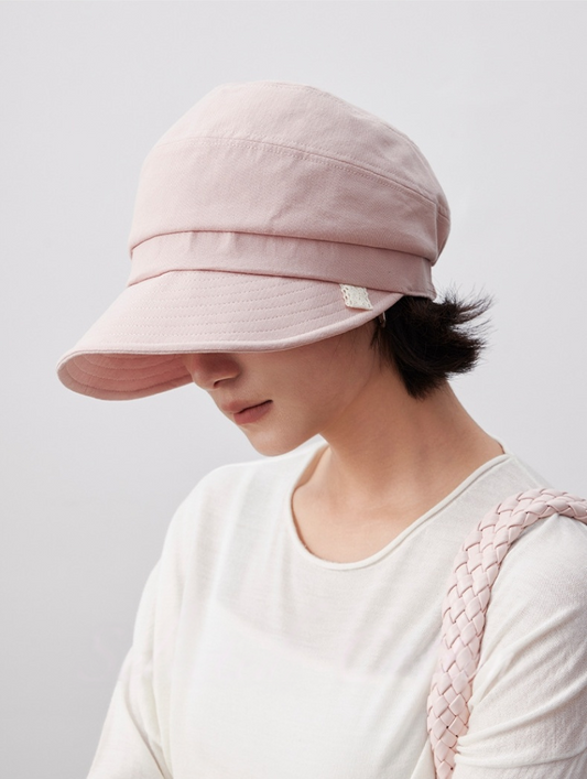 Simple Pure Cotton Baseball Cap - Sun Protection Hat - AOA Fashion Accessories