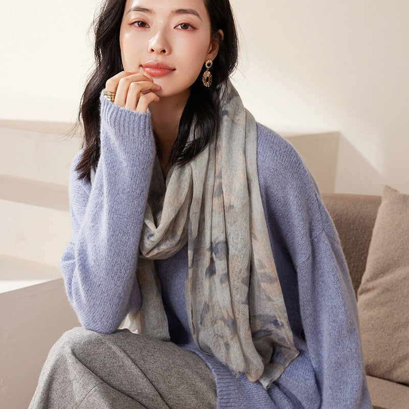 Exquisiter 200er Ring-Kaschmirschal – Federleichte Wärme | Mehrere Farben