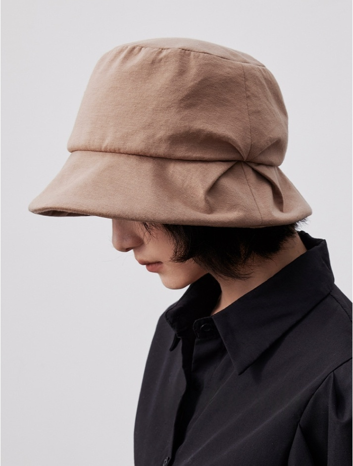 UPF100+ Women's Hand-Pleated Sun Protection Bucket Hat - AOA Fashion Accessories
