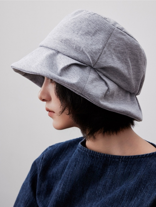 UPF100+ Women's Hand-Pleated Sun Protection Bucket Hat - AOA Fashion Accessories