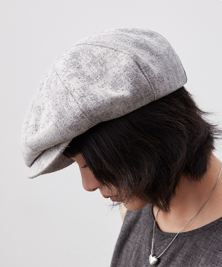 Vintage Cotton Beret Hat – Soft Stylish Beret Cap - AOA Fashion Accessories