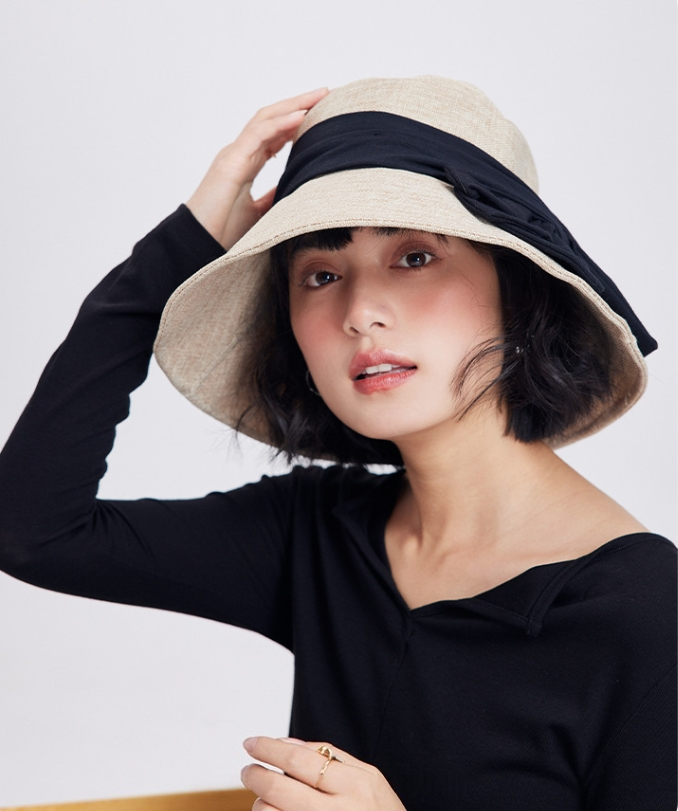 Wide Brim Breathable Bucket Hat - Everyday Sun Hat for Outings - AOA Fashion Accessories