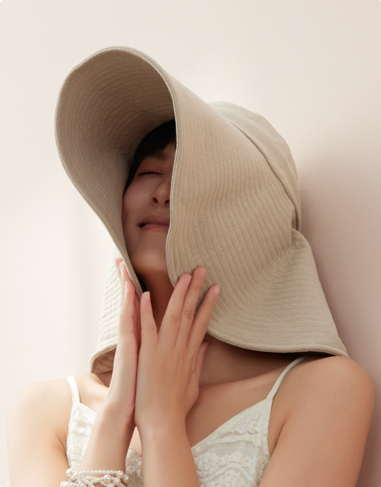 Wide Brim Sun Hat for Women – UV Protection Sun Visor Hat - AOA Fashion Accessories
