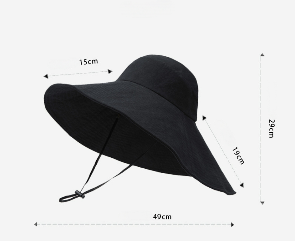 Wide Brim Sun Hat for Women – UV Protection Sun Visor Hat - AOA Fashion Accessories