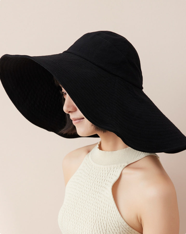Wide Brim Sun Hat for Women – UV Protection Sun Visor Hat - AOA Fashion Accessories