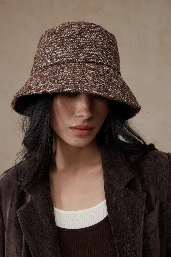 Wool Blend Tweed Bucket Hat – Classic & Cozy | Multiple Colors