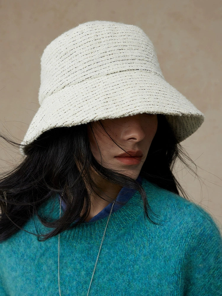 Wool Blend Tweed Bucket Hat – Classic & Cozy | Multiple Colors