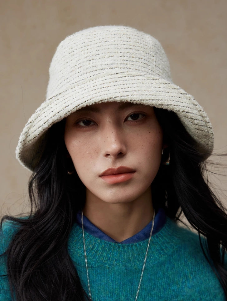 Wool Blend Tweed Bucket Hat – Classic & Cozy | Multiple Colors