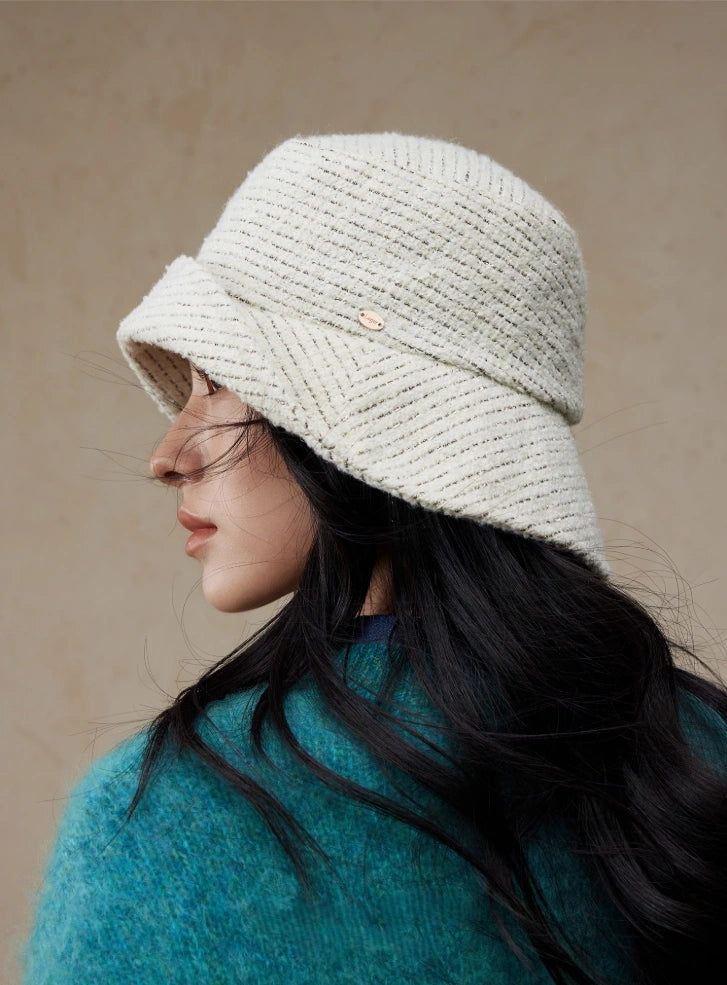 Wool Blend Tweed Bucket Hat – Classic & Cozy | Multiple Colors