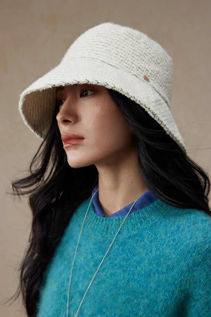 Wool Blend Tweed Bucket Hat – Classic & Cozy | Multiple Colors