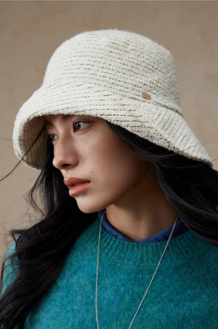 Wool Blend Tweed Bucket Hat – Classic & Cozy | Multiple Colors