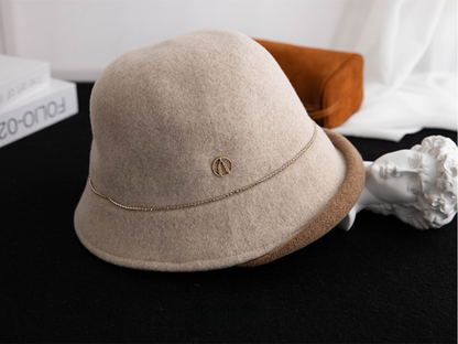 Wool Bucket Hat – Cute Wool Design in Beige - OESLO