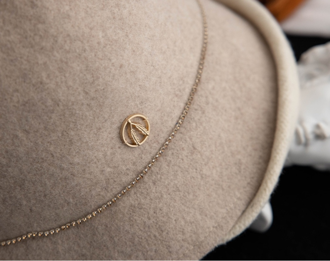 Wool Bucket Hat – Cute Wool Design in Beige - AOA Fashion Accessories