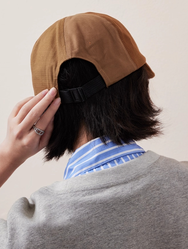 Colorblock Cotton Baseball Cap - AOA Fashion Accessories