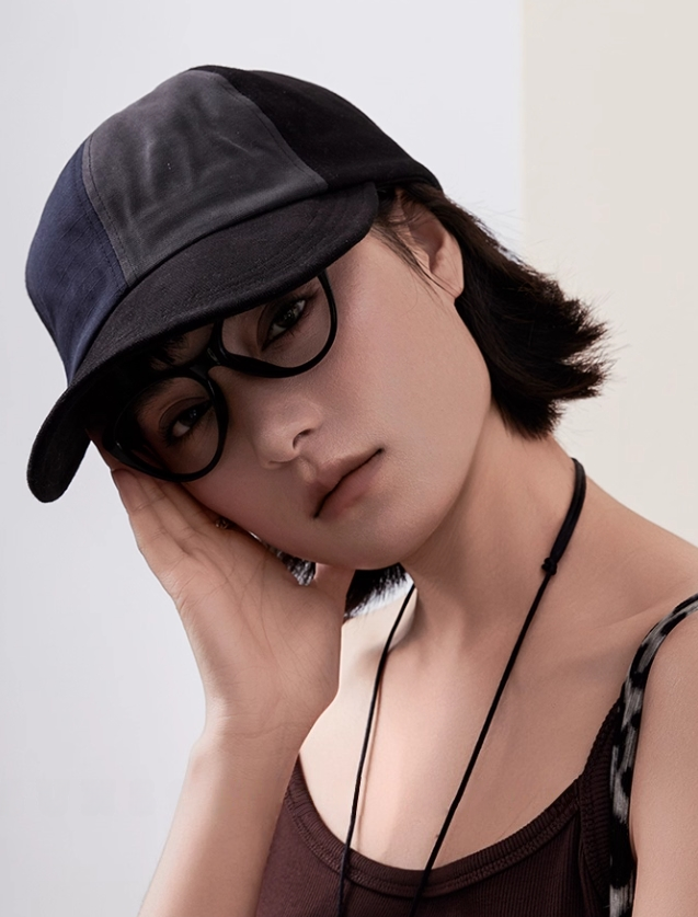 Colorblock Cotton Baseball Cap - AOA Fashion Accessories