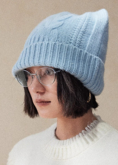 Gorro de punto con orejas de gato para invierno | Varios colores