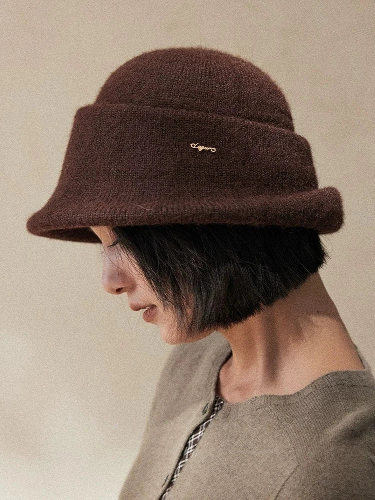 Elegant Solid Knit Bucket Hat for Women | Multiple Colors - OESLO