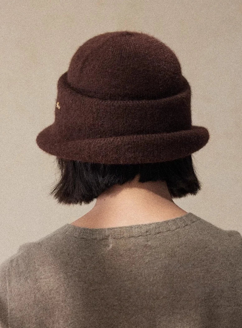 Elegant Solid Knit Bucket Hat for Women | Multiple Colors - OESLO