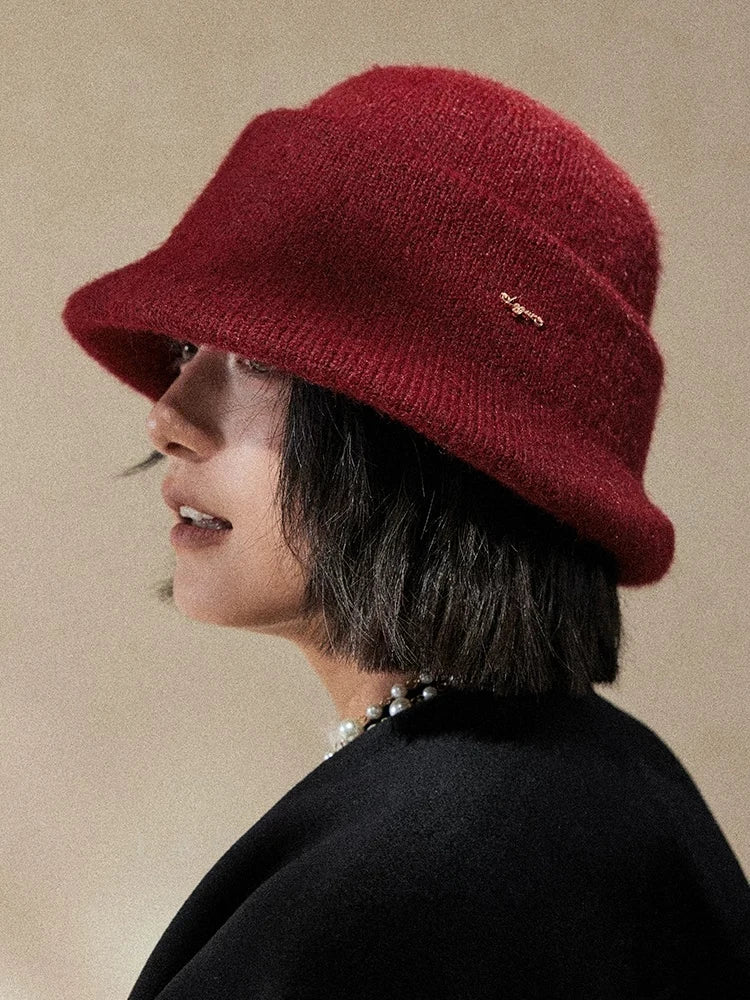 Elegant Solid Knit Bucket Hat for Women | Multiple Colors - OESLO