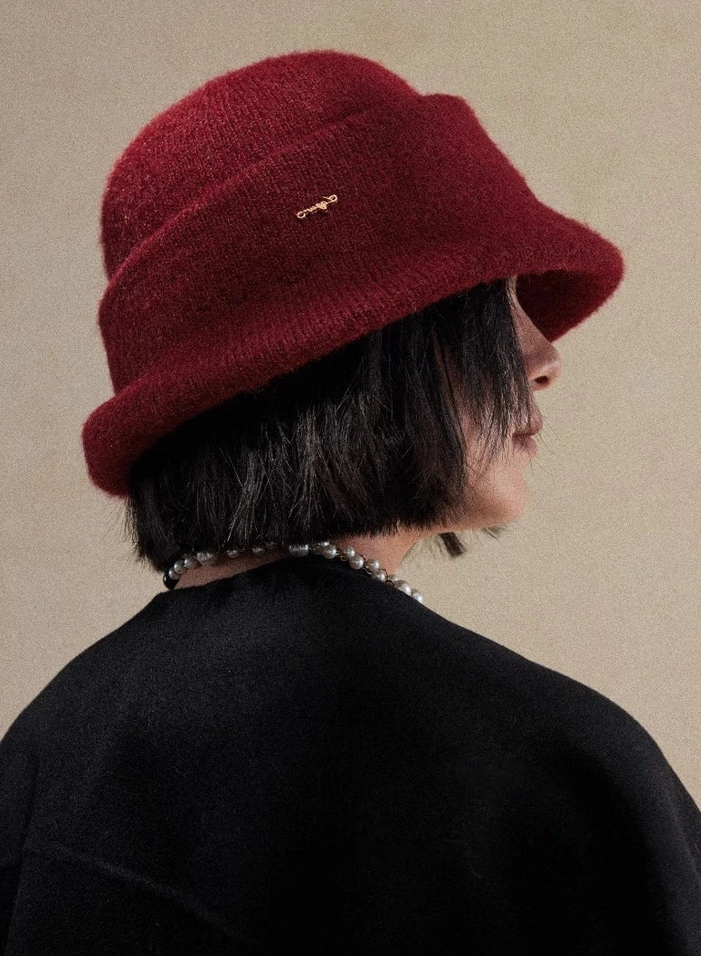 Elegant Solid Knit Bucket Hat for Women | Multiple Colors - OESLO