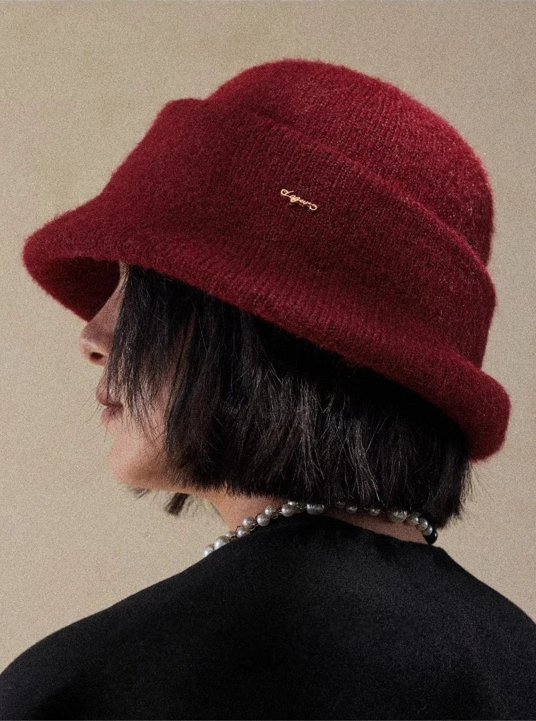 Elegant Solid Knit Bucket Hat for Women | Multiple Colors - OESLO