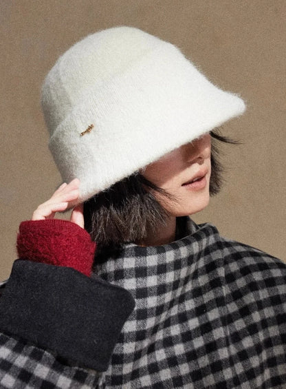 Elegant Solid Knit Bucket Hat for Women | Multiple Colors - OESLO