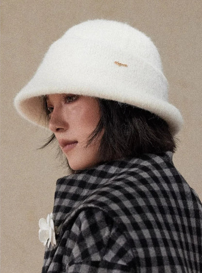 Elegant Solid Knit Bucket Hat for Women | Multiple Colors - OESLO