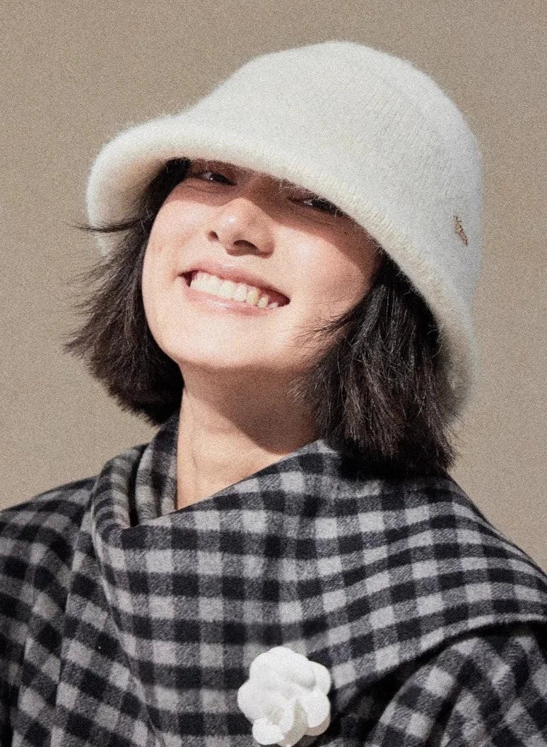 Elegant Solid Knit Bucket Hat for Women | Multiple Colors - OESLO